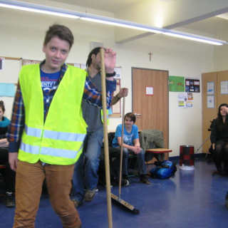 img_0182 Montessori-Schulzentrum Leipzig - Schülerblog - Rhythm & Percussion - der Workshop mit dem Sound des Alltags